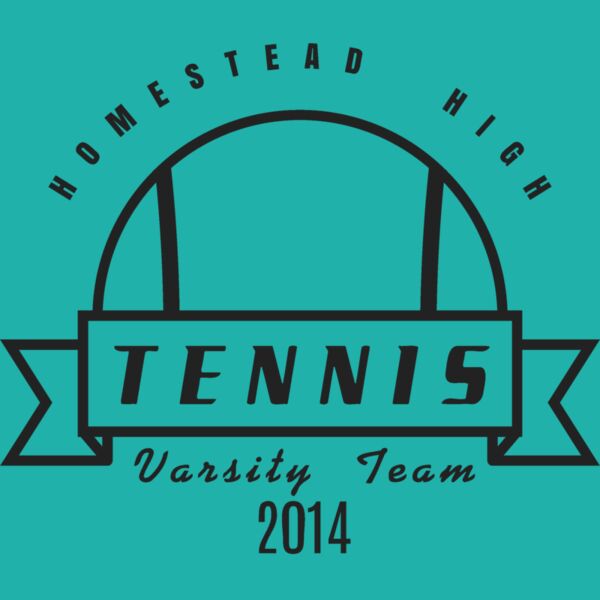 Tennis Template DNT001 BW Thumbnail