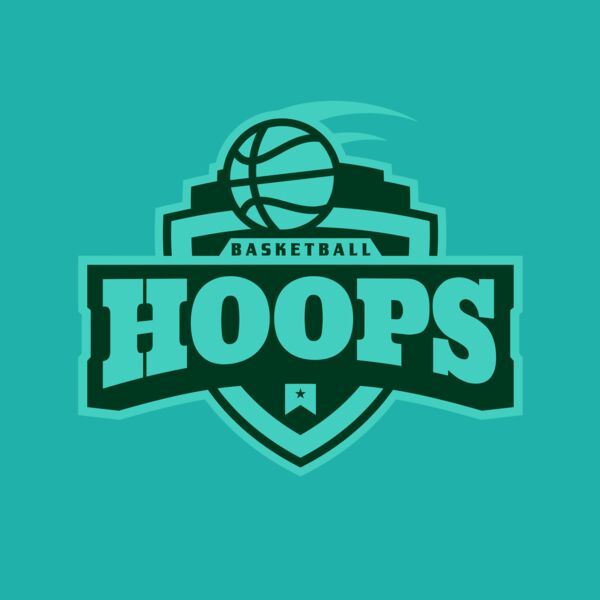 Hoops Basketball logo template 02 Thumbnail