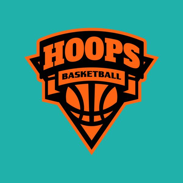 Hoops Basketball logo template 02 Thumbnail