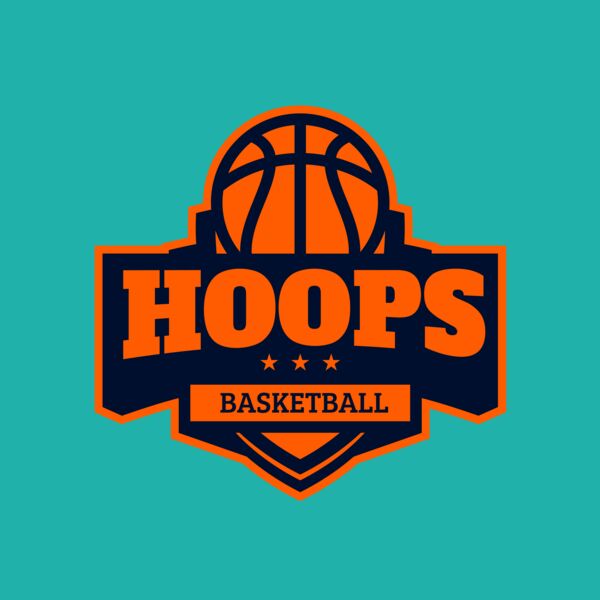 Hoops Basketball logo template 03 Thumbnail