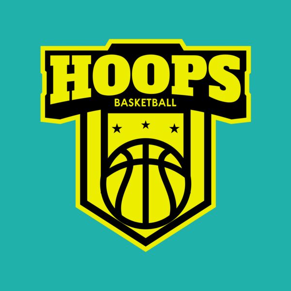 Hoops Basketball logo template 04 Thumbnail