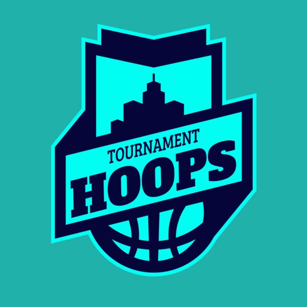 Hoops Tournament Basketball logo template Thumbnail