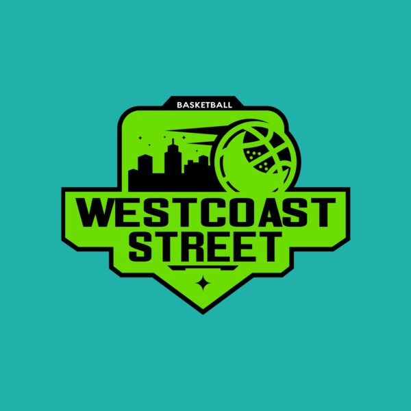 Westcoast Street Basketball logo template Thumbnail