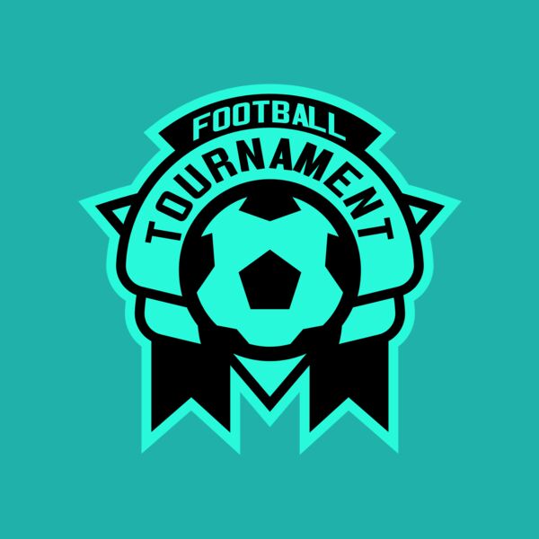 Tournament Football logo template Thumbnail
