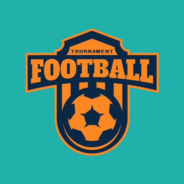 Football Tournament logo template Thumbnail