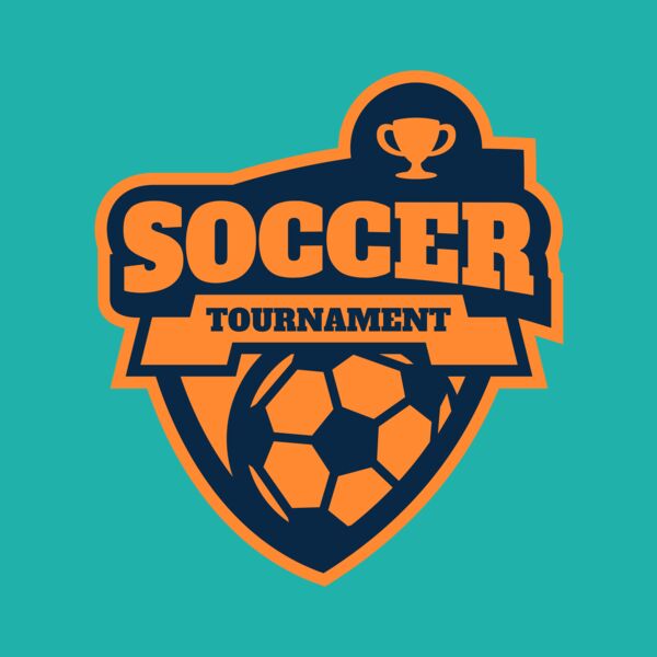 Soccer Tournament league logo template Thumbnail