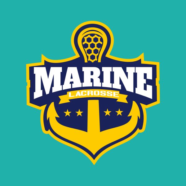 Marine Lacrosse Logo Template Thumbnail