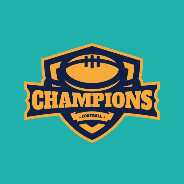 Champions Football logo template Thumbnail
