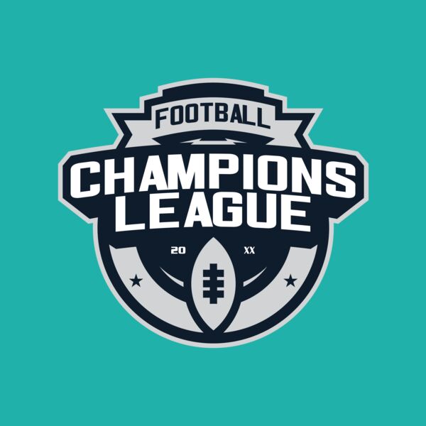 Champions League Football logo template Thumbnail