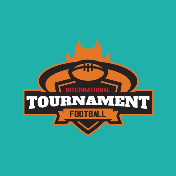Tournament International Football logo template Thumbnail