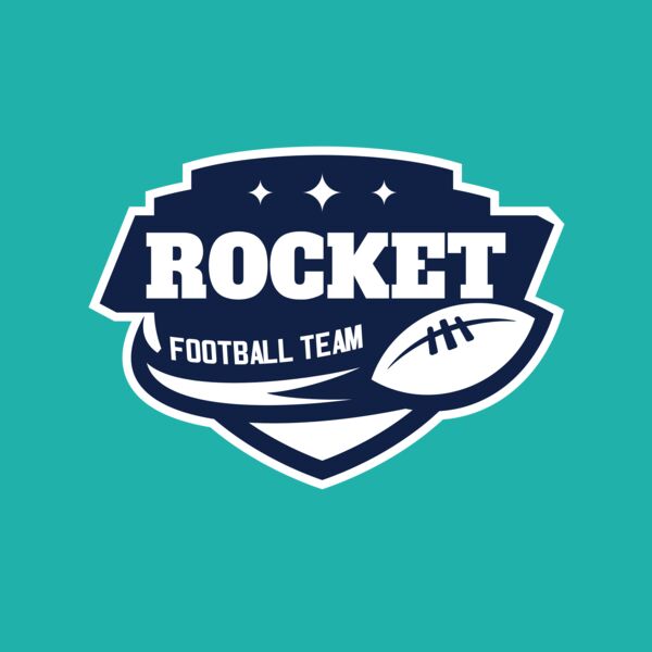 Rocket Football Team logo template Thumbnail