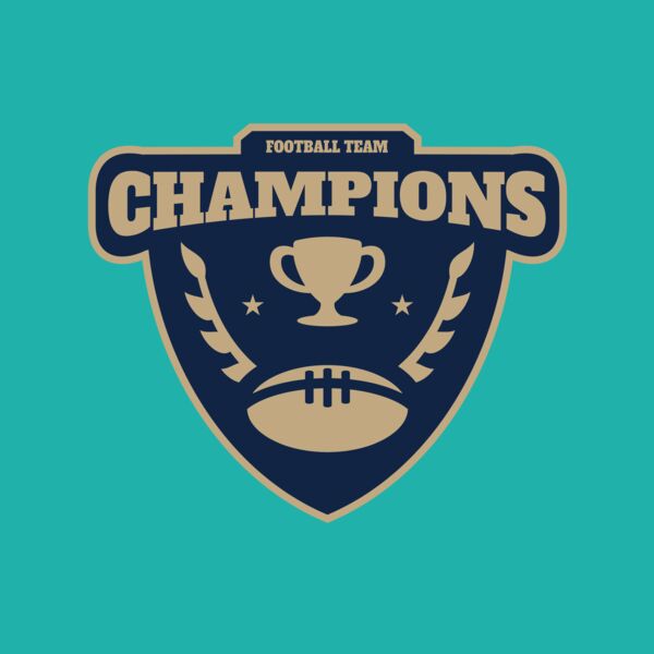 Champions Football Team logo template Thumbnail