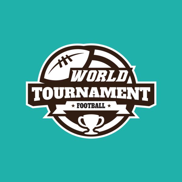 World Tournament Football logo template Thumbnail