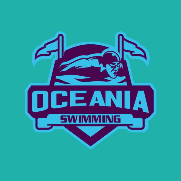 Oceania Swimming logo template Thumbnail