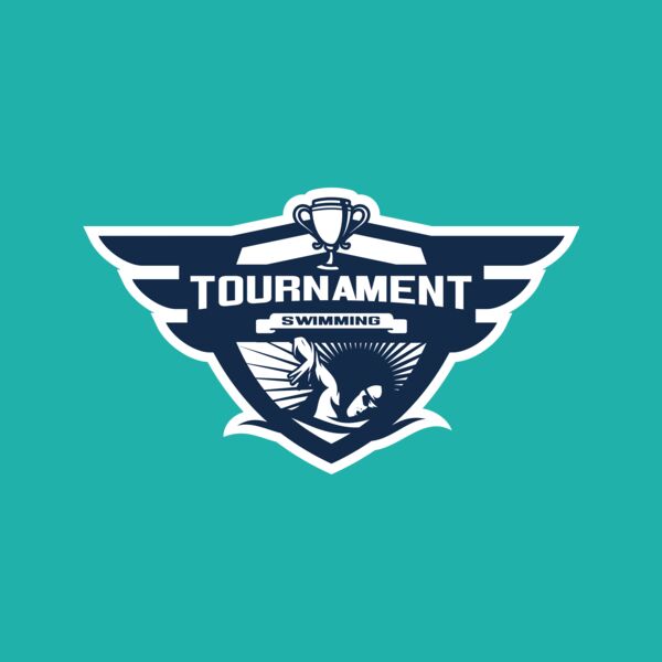 Swimming Tournament logo template 04 Thumbnail