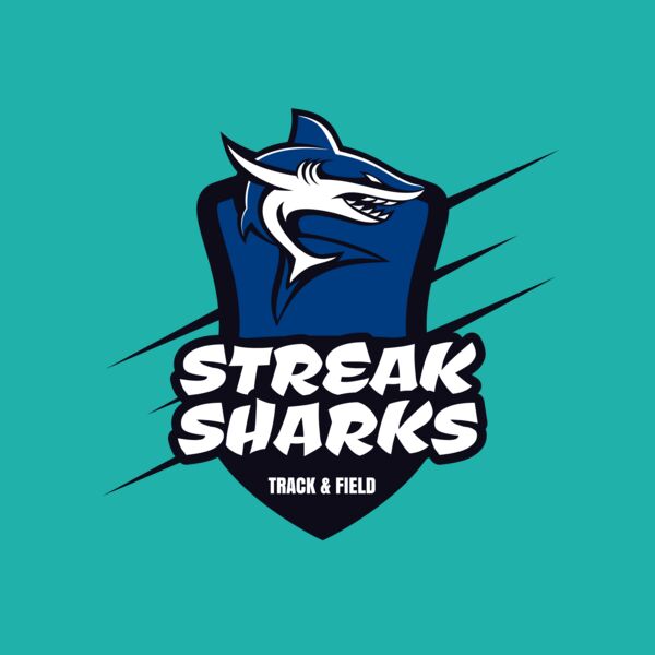 Sharks Track & Field Team Logo 01 Thumbnail
