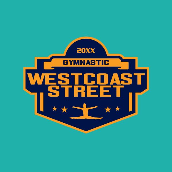 West Coast Street Gymnastic logo template 02 Thumbnail