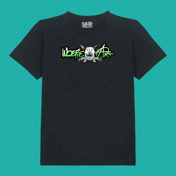 Kids t-shirt - Woefie green machine Thumbnail