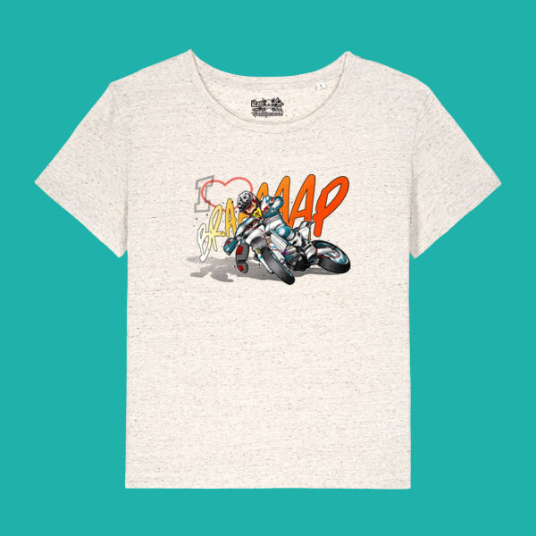 SERENA LADIES SUPERMOTO BRAAAP LIGHT COLOURED SHIRT VARIANT  Thumbnail