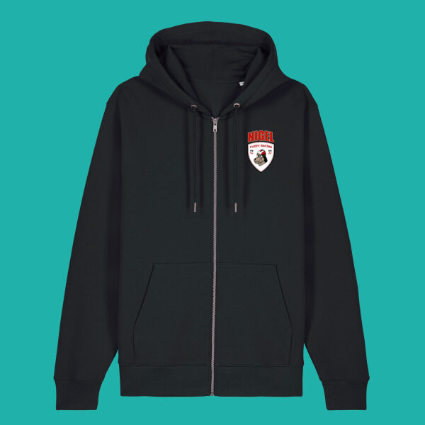 FUZZY RACING ZIP HOODIE Thumbnail