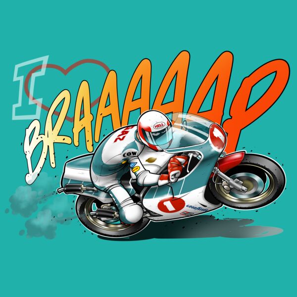 INKER BRAAAP ROOD HART WIT Thumbnail